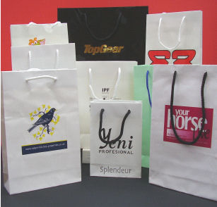 Stamped Foil Logo Paper Bag